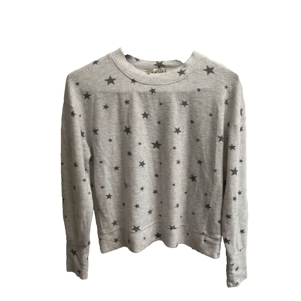 Pink‎ Republic Pullover Sweater S Light Grey with Stars